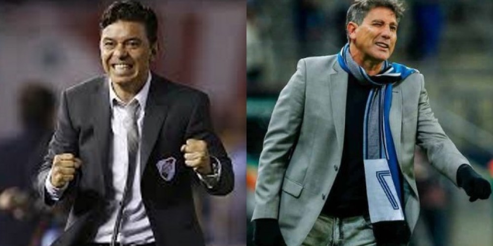 El homenaje que comparten Gallardo y Renato Gaúcho, los entrendores semifinalistas