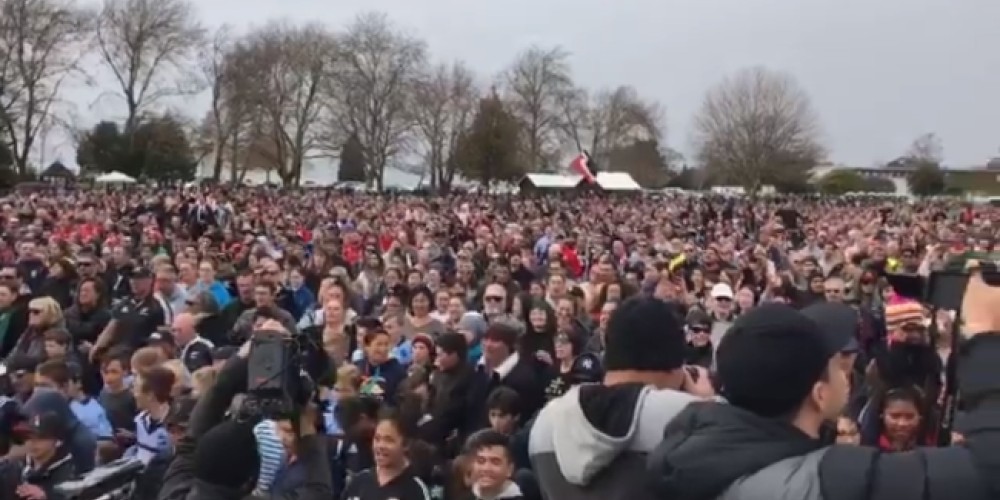 Así fue el nuevo ‘haka’ neozelandés más grande del mundo