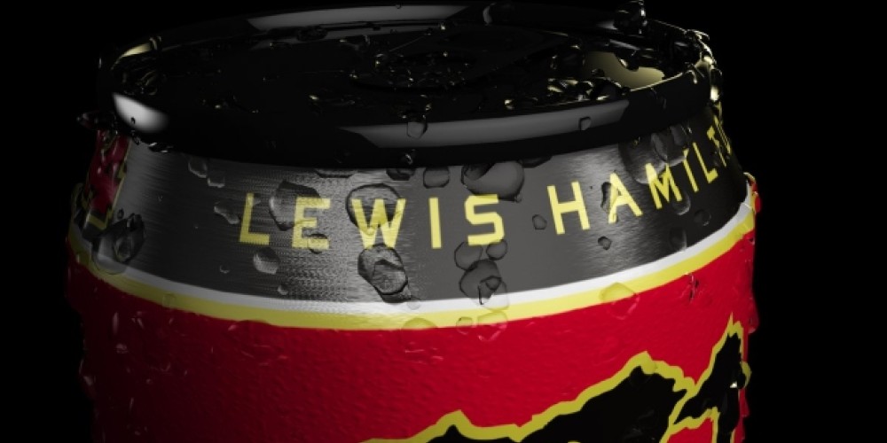 Lewis Hamilton presentó su propia línea de bebidas energéticas