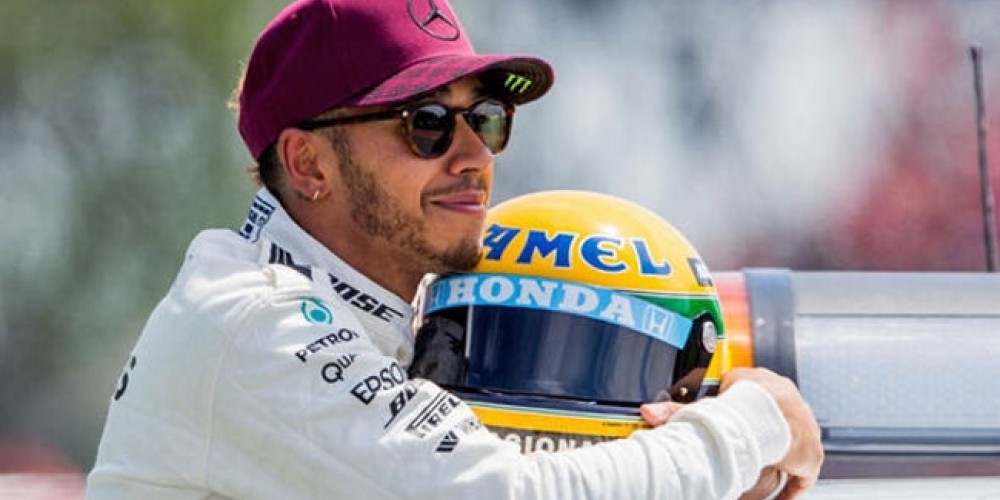 Hamilton admitió haber escuchado consejos de Ayrton Senna durante su última carrera