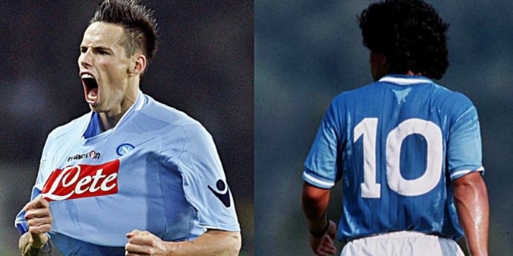 Marek Hamsik está muy cerca de romper un récord de Maradona en el Napoli