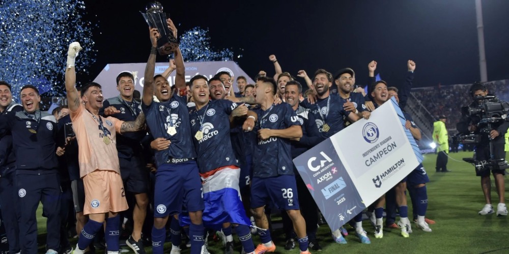 Haza&ntilde;a hist&oacute;rica: Independiente Rivadavia se consagr&oacute; campe&oacute;n de la Copa Argentina