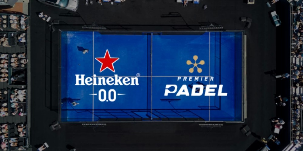 Heineken 0.0 apuesta por el p&aacute;del y refuerza su presencia en el deporte