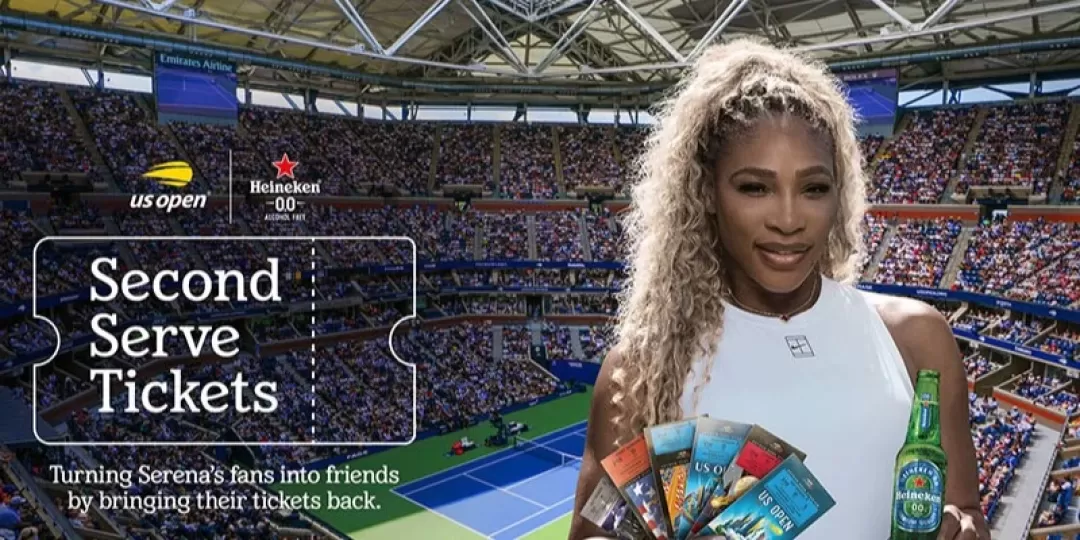 Heineken y la campa&ntilde;a junto las entradas hist&oacute;ricas de Serena Williams