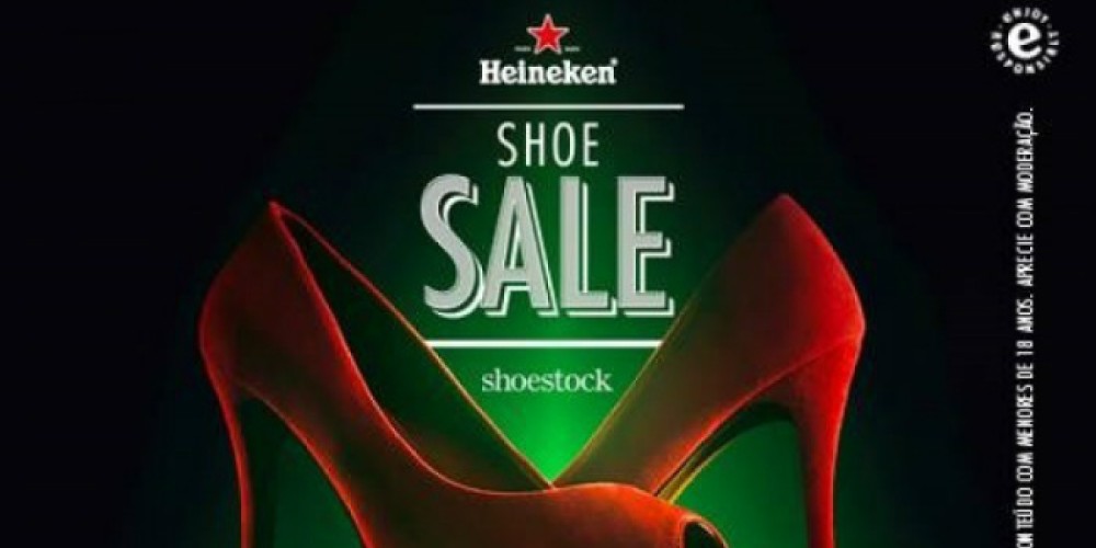 Heineken organiza una liquidación de zapatos en el horario de la final de la Champions