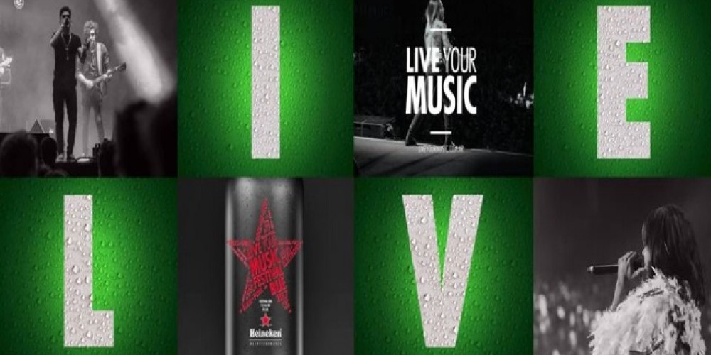 Heineken una vez más junto a la música