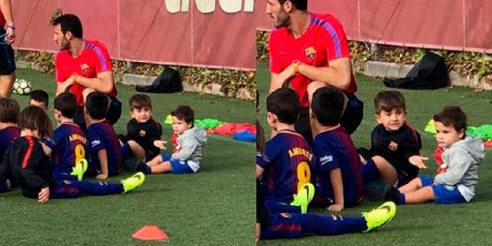 El imperdible &lsquo;meme&rsquo; que invent&oacute; Messi para bromear con su hijo peque&ntilde;o