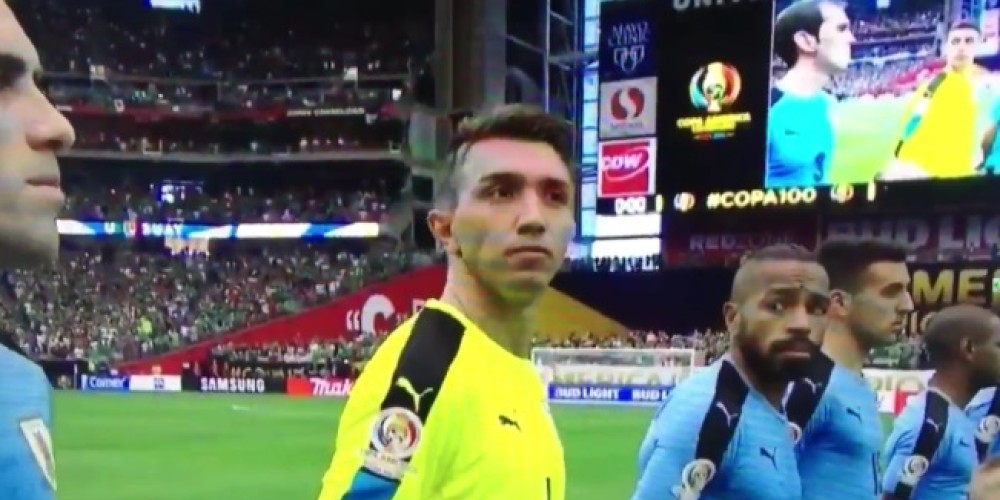 En la Copa América, a Uruguay le pusieron el himno de Chile