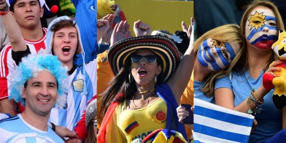 &iquest;Qu&eacute; pa&iacute;s llev&oacute; m&aacute;s hinchas a la Copa Am&eacute;rica?