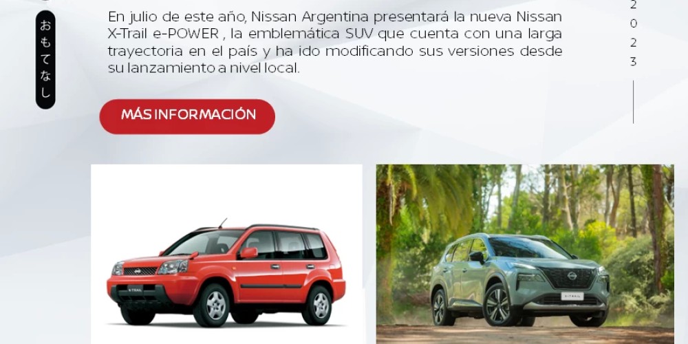 La historia de la Nissan X-Trail en Argentina