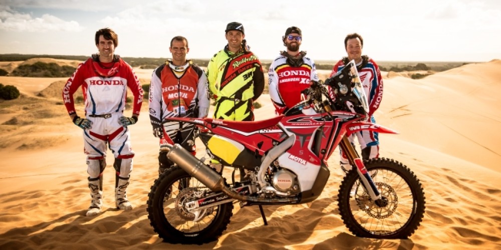 El "Honda South America Rally Team" se prepara para el Dakar 2015