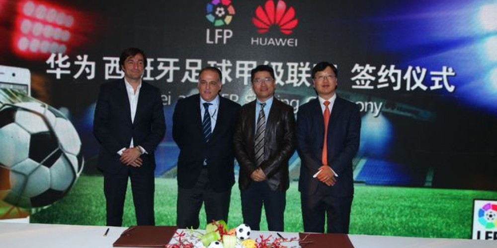 La LFP y Huawei ser&aacute;n socios tecnol&oacute;gicos
