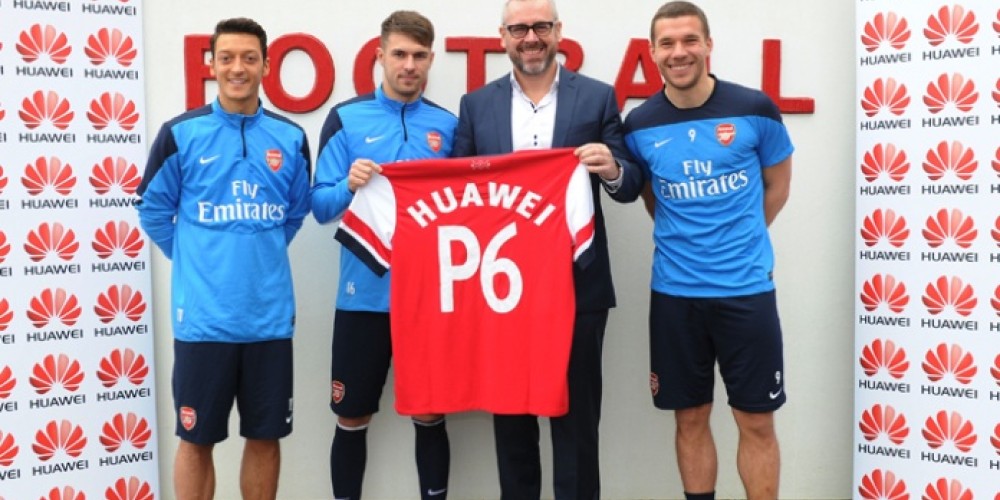Huawei ser&aacute; patrocinador oficial del Arsenal hasta 2016