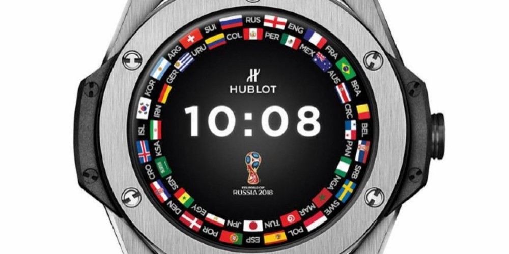 De la mano de Google e Intel, Hublot presentó el reloj oficial de la Copa del Mundo