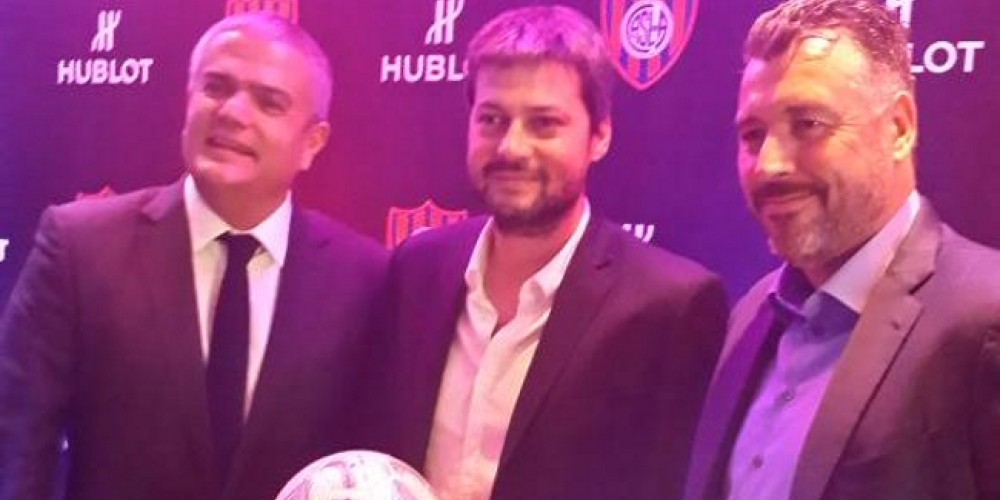 San Lorenzo present&oacute; su nuevo reloj Hublot