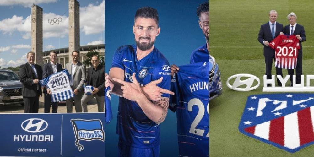 Hyundai es nuevo sponsor de Chelsea, Atl&eacute;tico de Madrid y Hertha de Berl&iacute;n