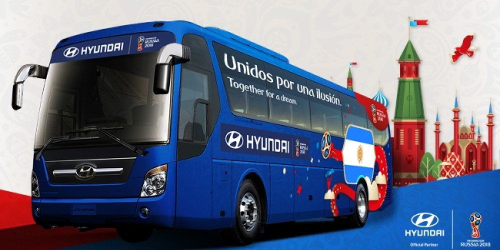 Se eligió la frase ganadora del micro Hyundai para el mundial de Rusia 2018