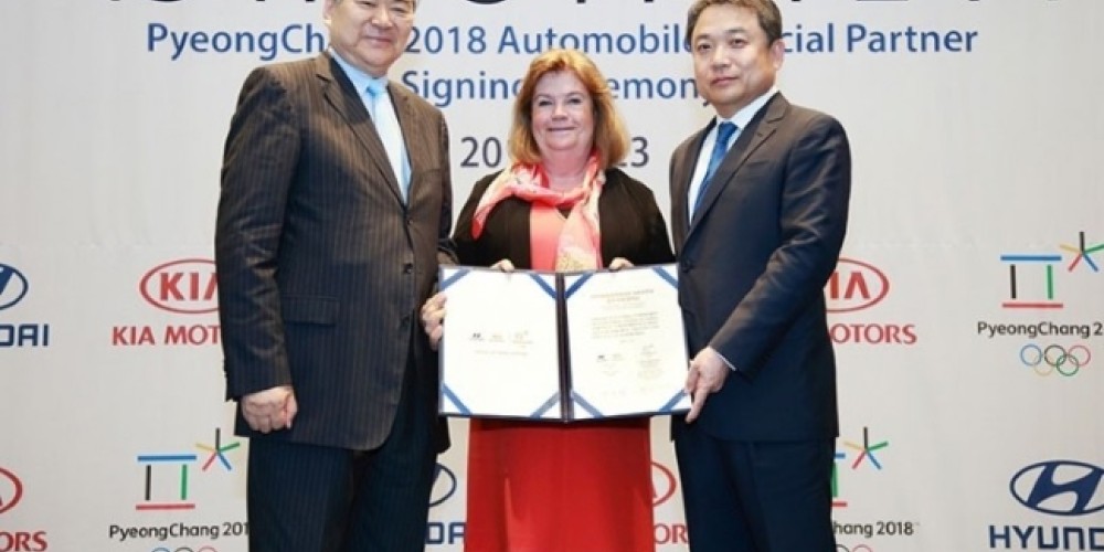 Hyundai será el automóvil oficial de los Juegos de Invierno PyeongChang 2018
