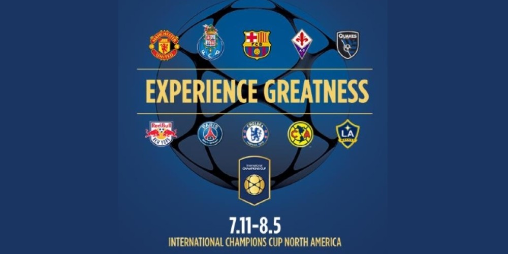 Se confirmaron los partidos de la International Champions Cup 2015