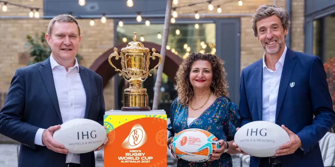 IHG Hotels &amp; Resorts se suma como socio oficial del Mundial de Rugby 2027