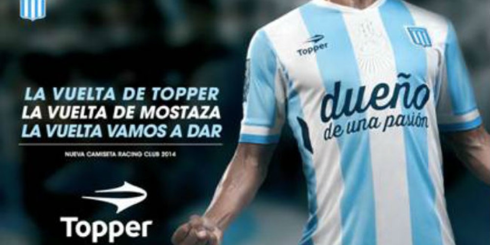 Racing Club estrena la nueva indumentaria Topper