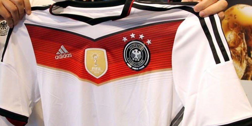 adidas vendi&oacute; m&aacute;s de 3 millones de camisetas de Alemania