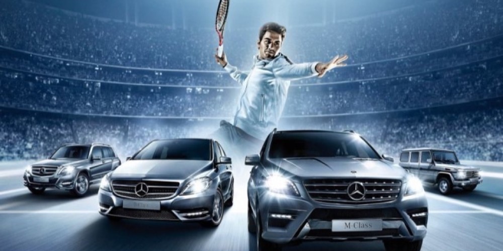 Federer extendi&oacute; su v&iacute;nculo de embajador con Mercedes Benz
