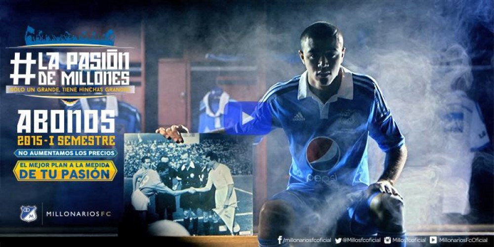 Millonarios de Bogot&aacute; present&oacute; su plan de abonos 2015 con un gran video