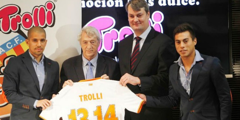 El Valencia CF firmó con Trolli, y tendrá su caramelo oficial