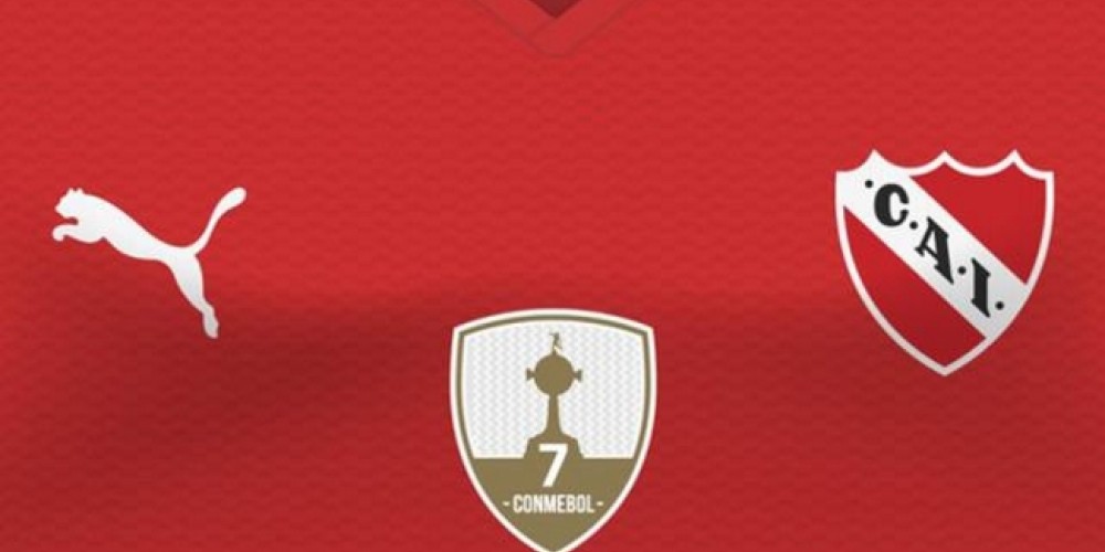 Independiente reveló el parche exclusivo con las siete copas que usará en la Libertadores