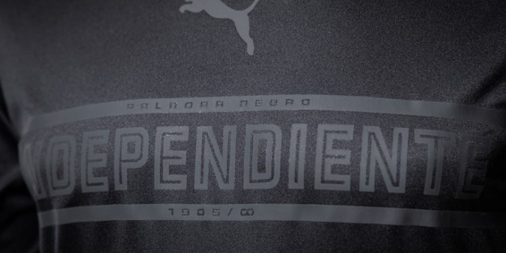 Independiente present&oacute; su nueva tercera camiseta totalmente negra