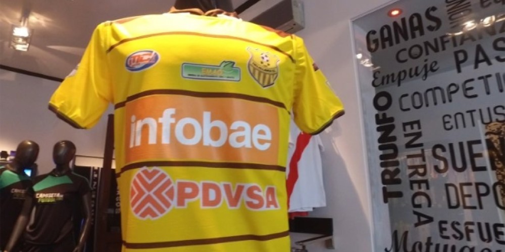 El rival venezolano de River tuvo el patrocinio de un medio argentino