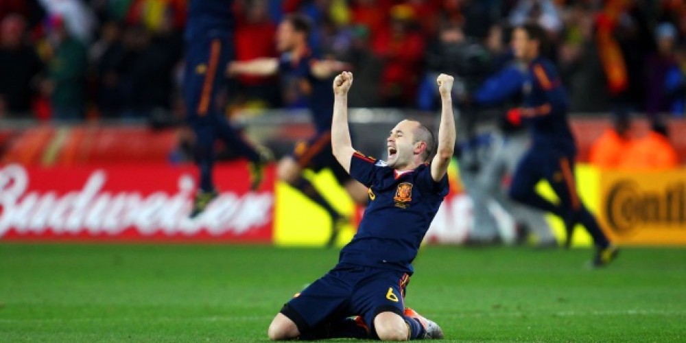 Las 5 camisetas m&aacute;s recordadas de Andr&eacute;s Iniesta
