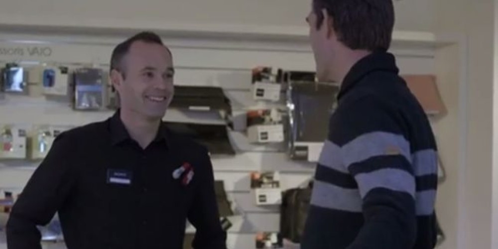 Iniesta un vendedor de lujo