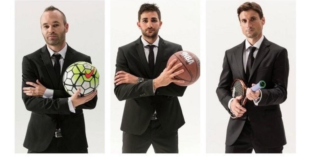 Ferrer, Iniesta y Ricky Rubio homenajean a James Bond junto a Sony