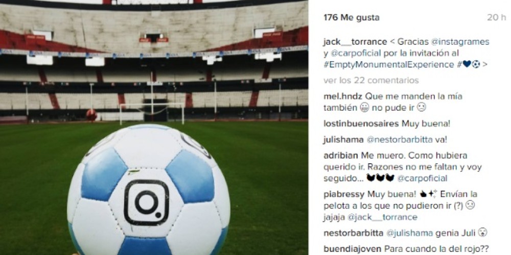 El Monumental vacío; la experiencia de Instagram con diez usuarios
