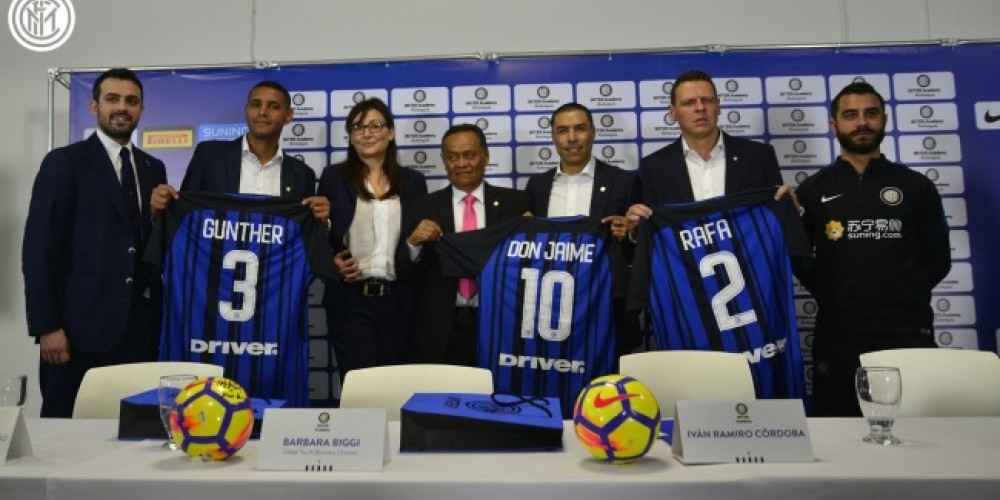Inter de Milán desembarca en Colombia a través de una escuela de fútbol diferente