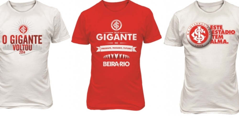 El Inter de Brasil celebra su vuelta a Beira Rio con una línea de camisetas