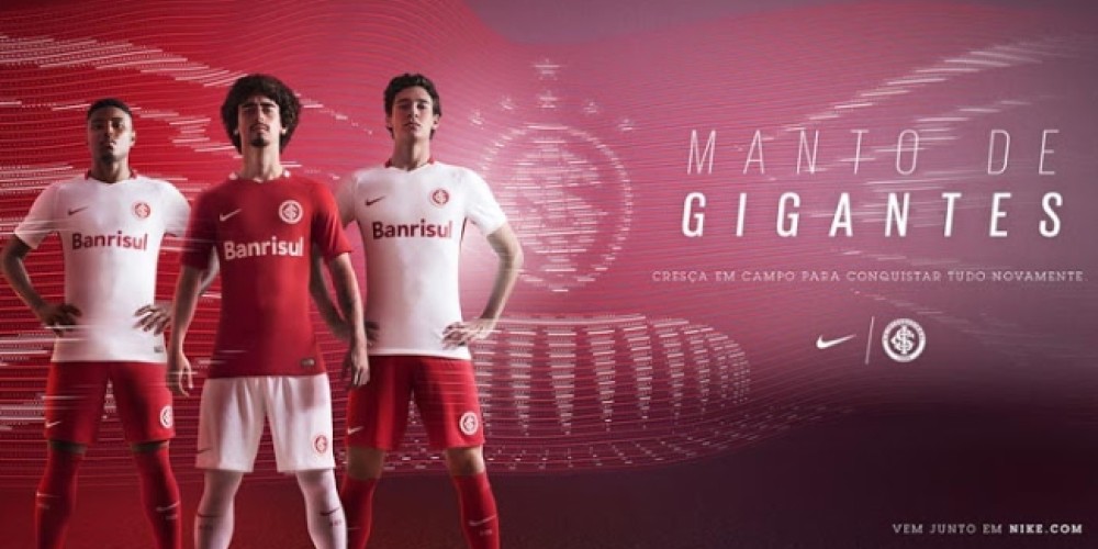 Internacional de Porto Alegre lanzó su nueva indumentaria