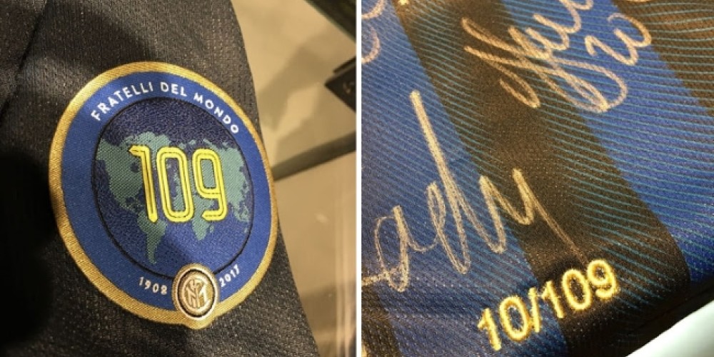 El Inter presentó su camiseta especial por su 109° aniversario
