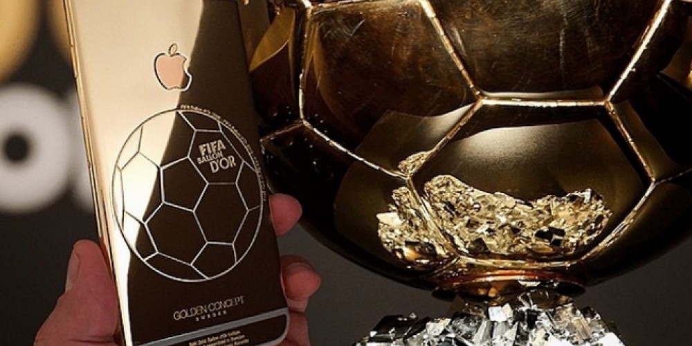 Cristiano Ronaldo, Neymar y Falcao tienen un iPhone de oro