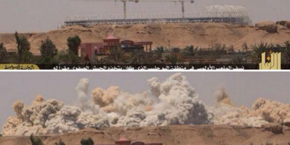 Un atentado de ISIS destruyó el Estadio Olímpico de Irak