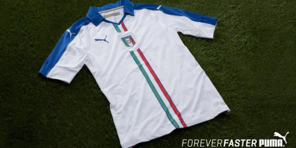 Puma presentó la camiseta alternativa de Italia