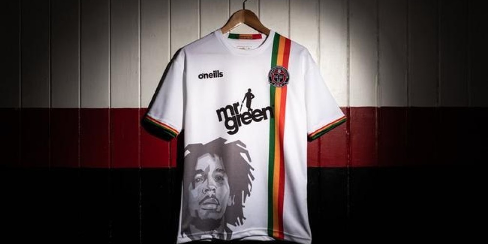 Bohemian FC, el equipo irlandés que homenajea a Bob Marley en su nueva remera