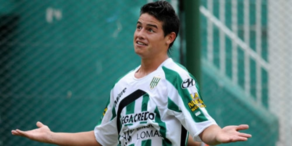 Banfield recuerda el primer gol profesional de James Rodr&iacute;guez hace 8 a&ntilde;os 