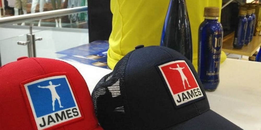 James Rodríguez presentó su propia marca de agua mineral y bebidas energéticas