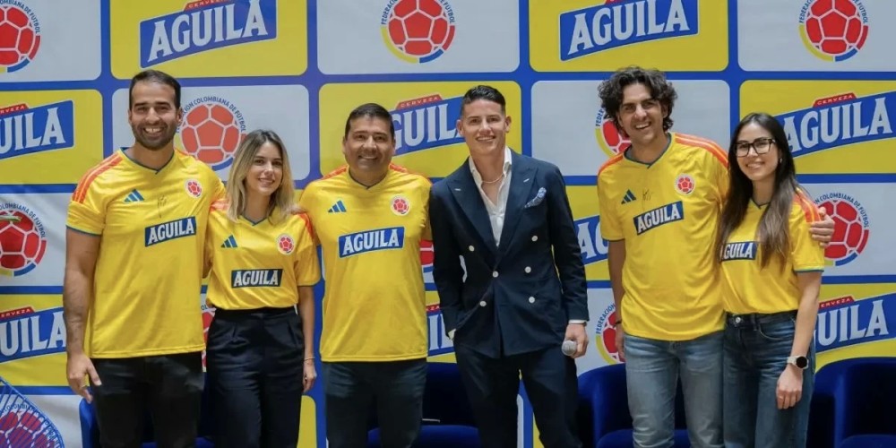 James Rodr&iacute;guez es el nuevo embajador de la Cerveza &Aacute;guila