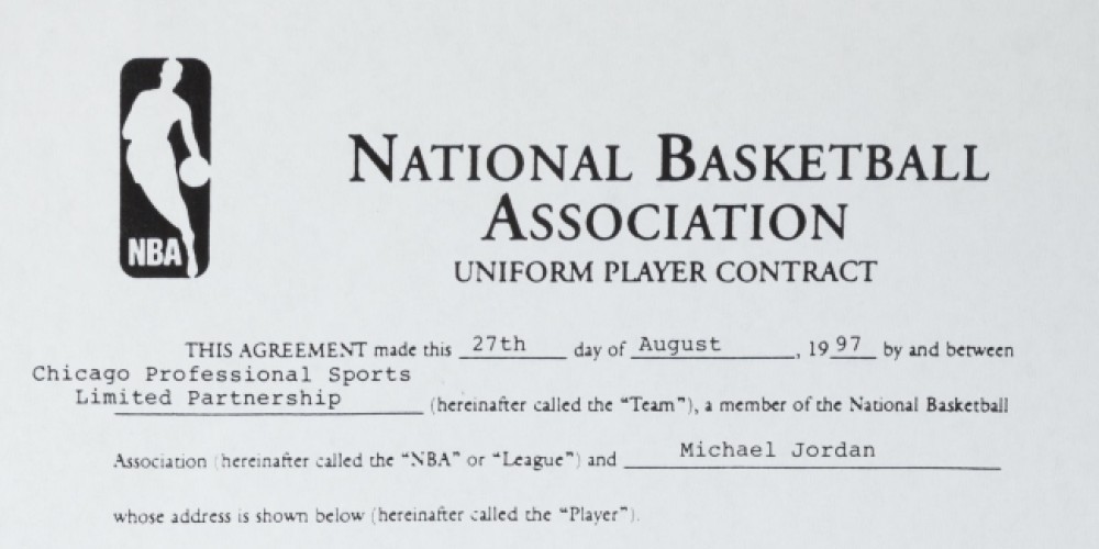 Se subasta el contrato de 33 millones de d&oacute;lares de Jordan con los Bulls