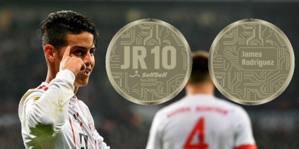 James Rodríguez lanzó sus propias cripto monedas bajo el nombre de “JR10 Tokens”