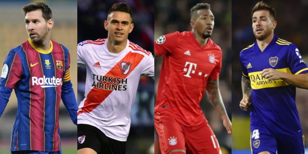 Todos los jugadores que quedaron libres en el fútbol de Europa y Argentina